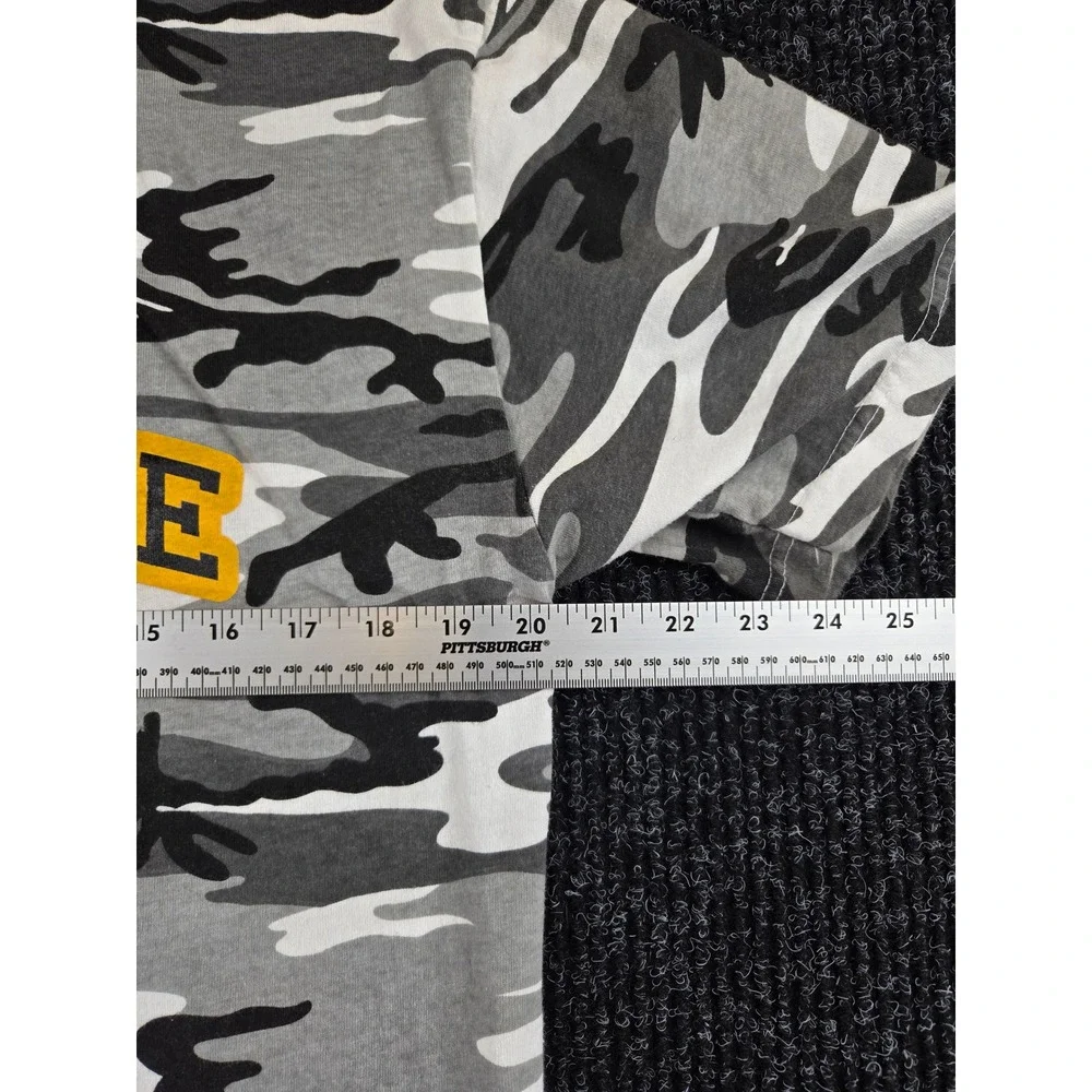 Code‎ V Mens Primetime Basketball Camo Graphic T-Shirt Grey White Large 1690